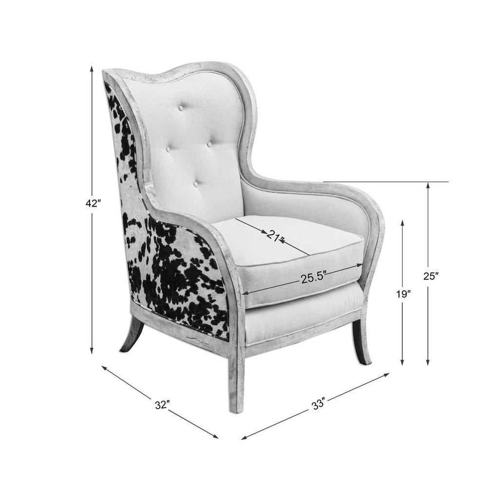 Hide Accent Arm Chair