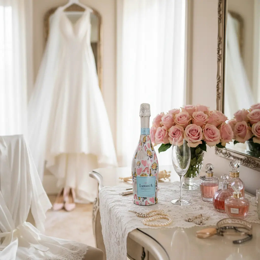 Wedding Romance Bottle Wrap
