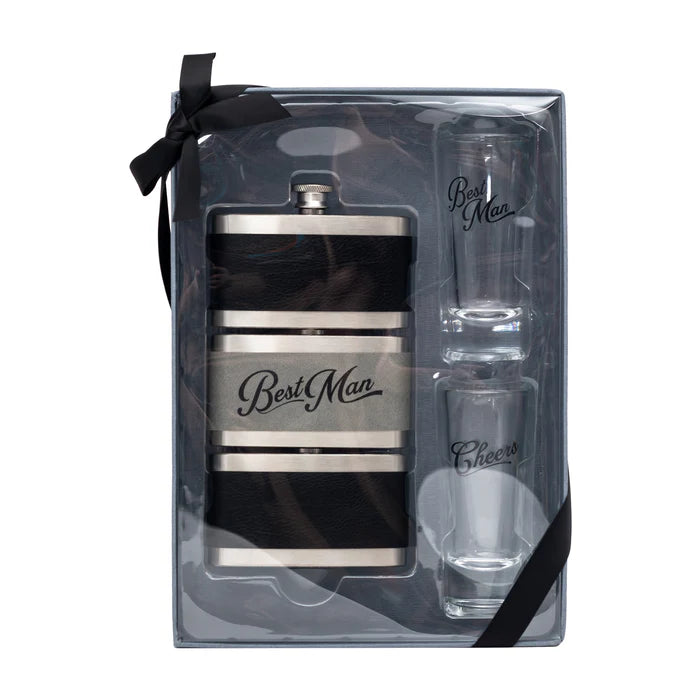 Best Man Wedding Flask
