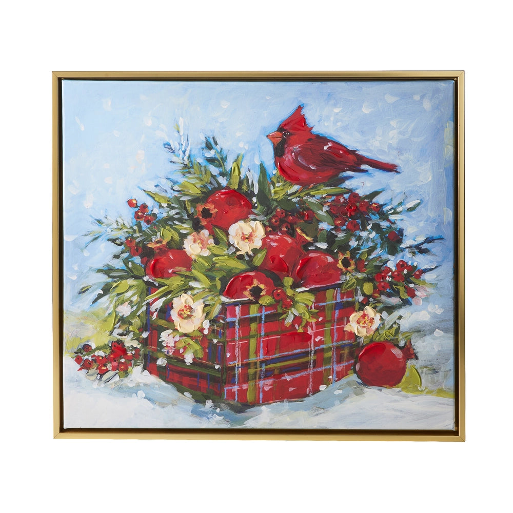 19.5" Winter Framed Wall Art