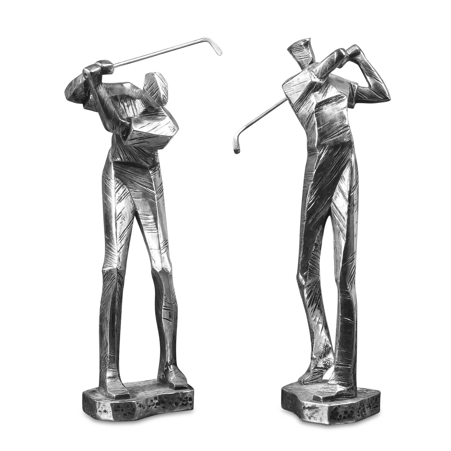Uttermost Practice Shot Metallic Statues Set/2