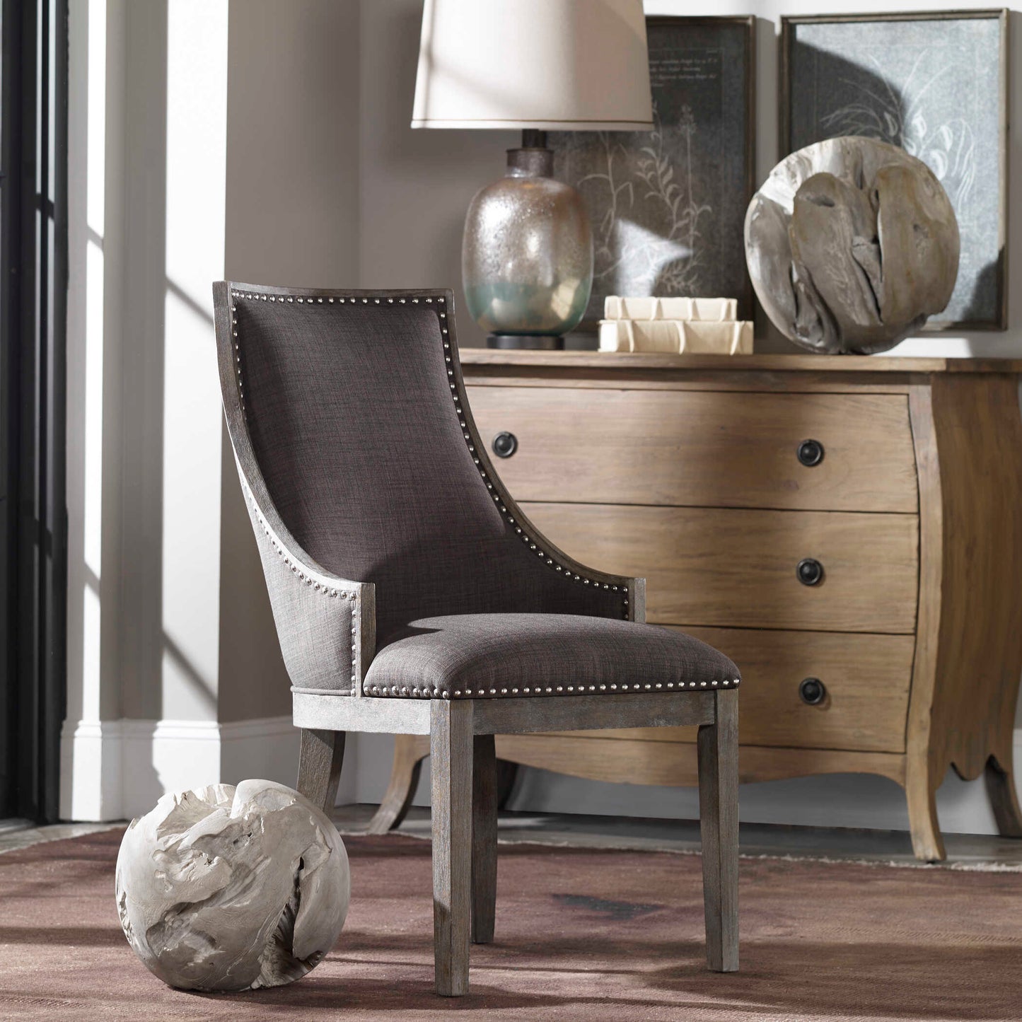 Uttermost Ermanno Teak Balls Set/2