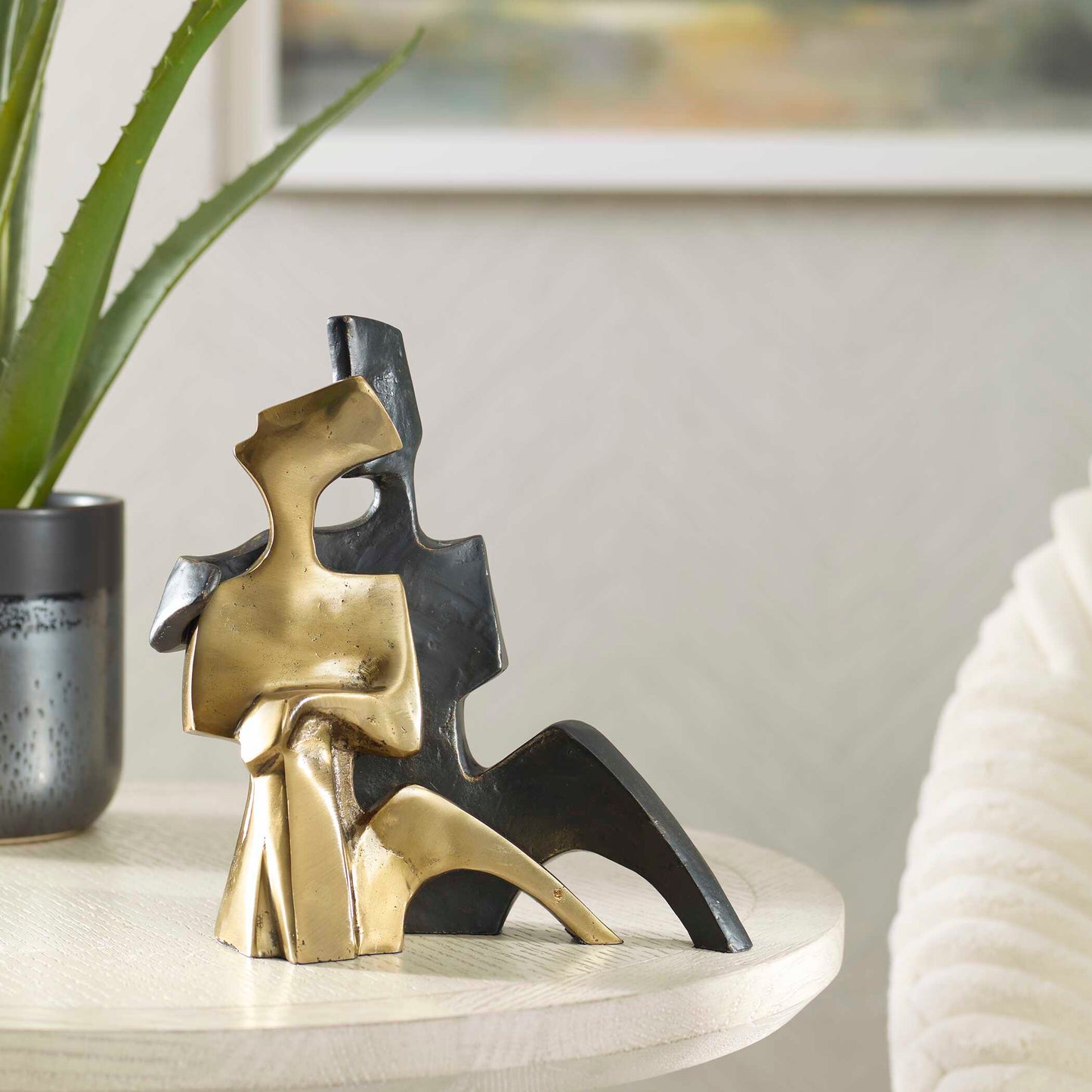 Uttermost Affection Bronze Gold Sculpture Set/2
