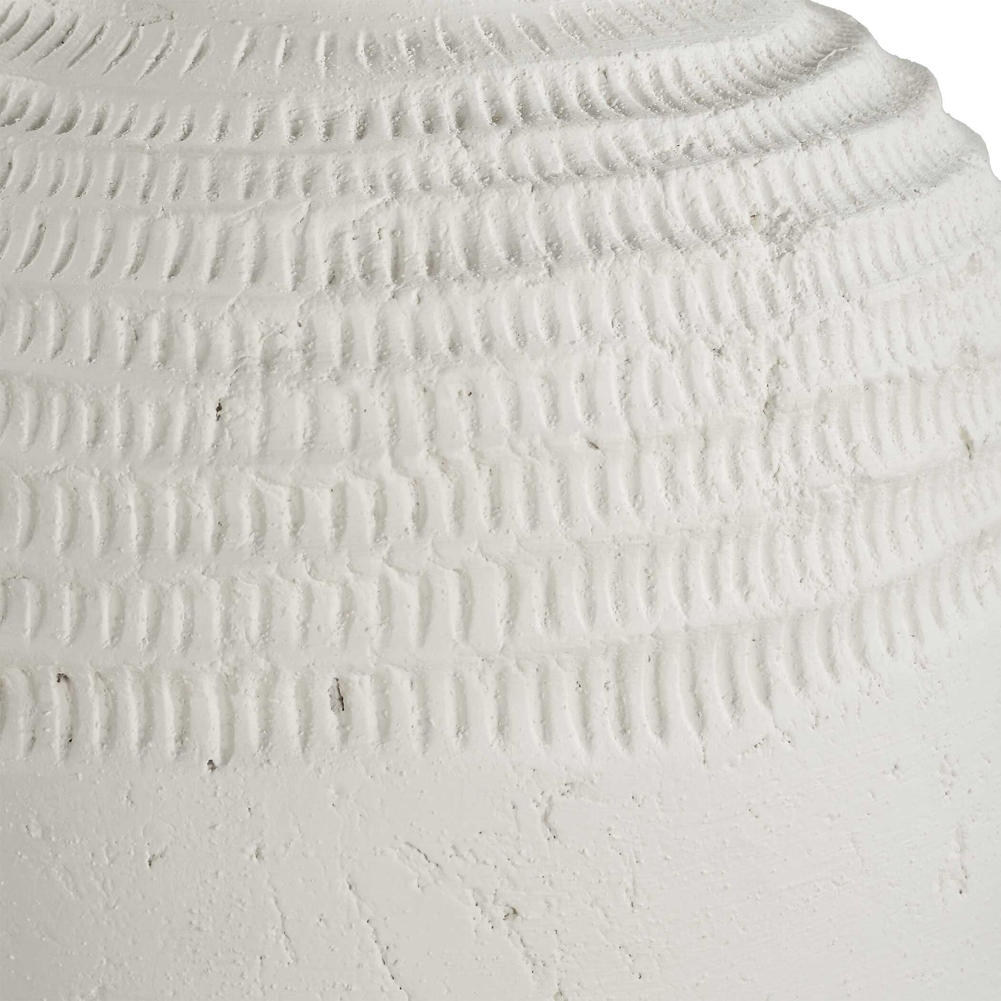 Uttermost Luna Ridge White Ceramic Vases Set/2