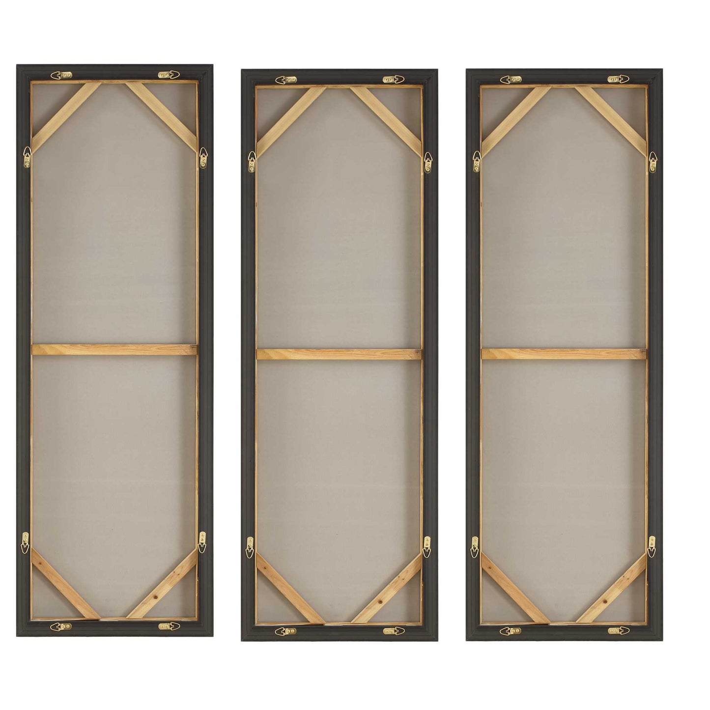 Uttermost Smoke Break Hand Painted Modern Art Set/3
