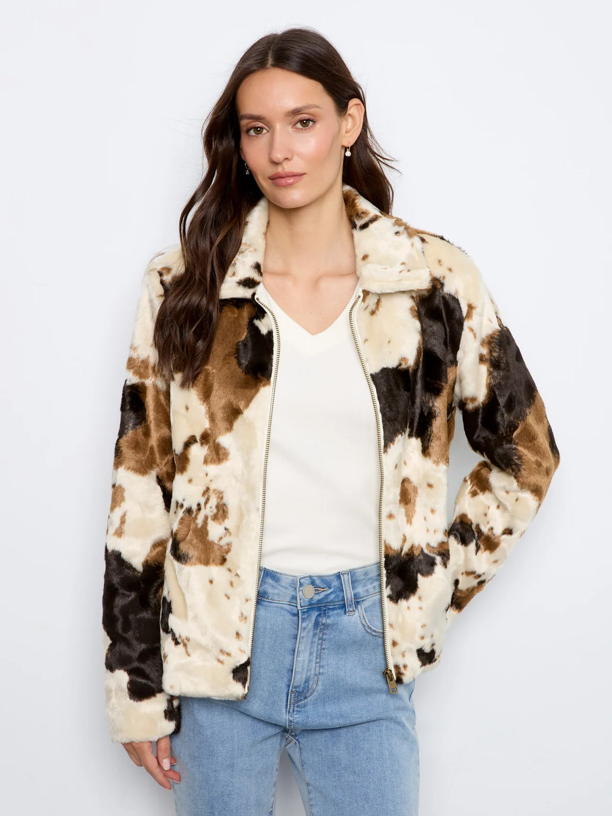 Charlie B - Cow Fur Jacket