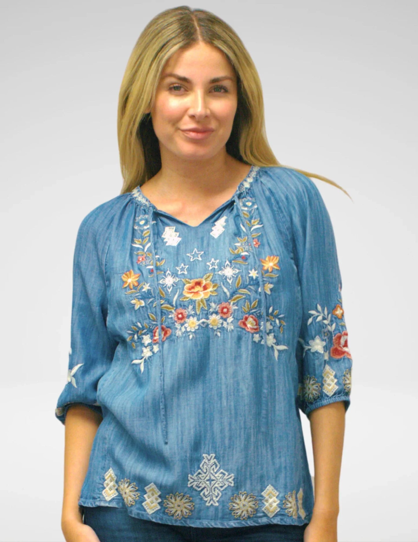 Pola Embroidered Blouse