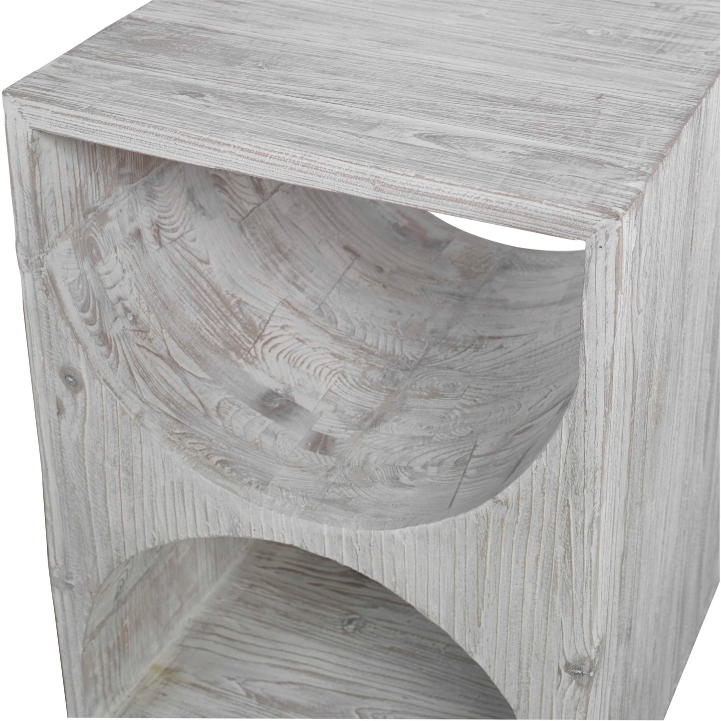 Uttermost Hans White Side Table