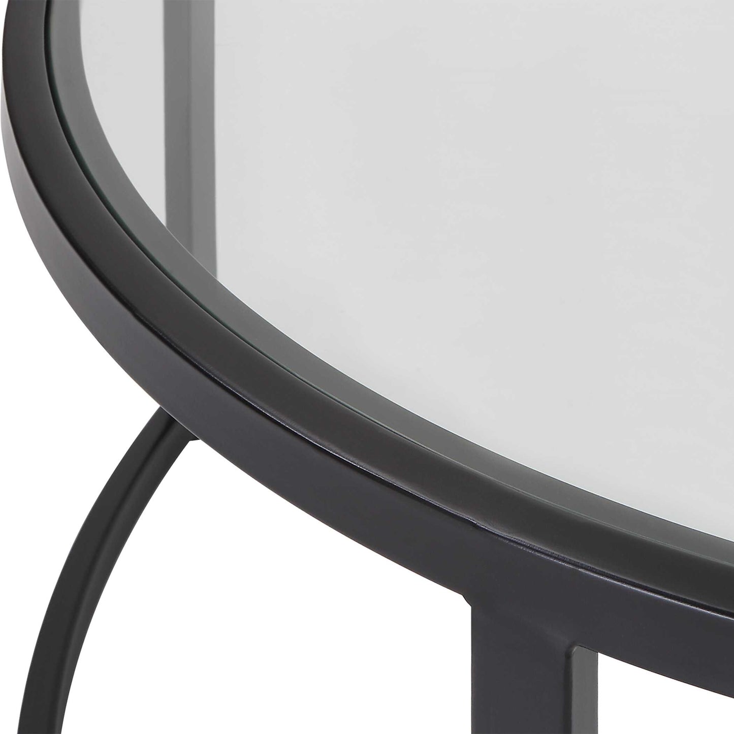 Uttermost Rhea Black Nesting Coffee Tables Set/2