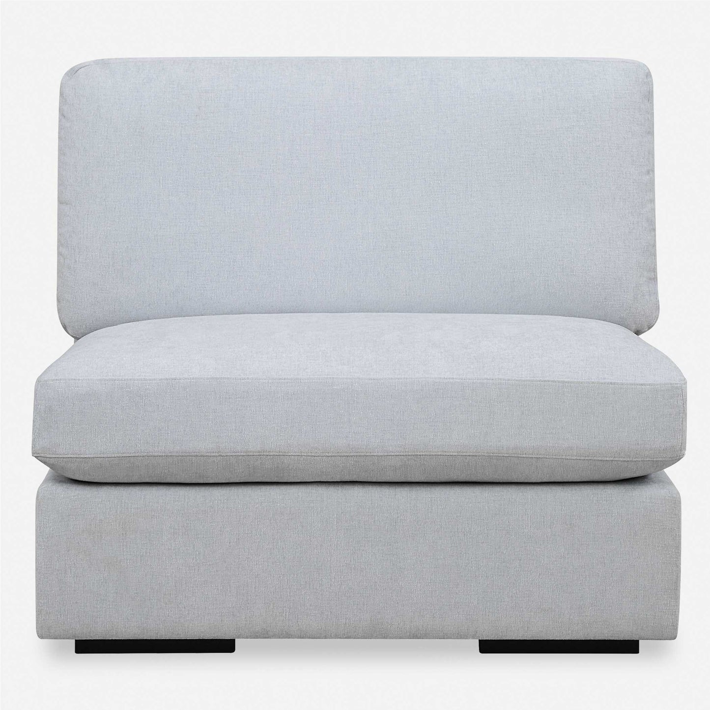 Uttermost Refuge Armless Cloud Blue Sofa
