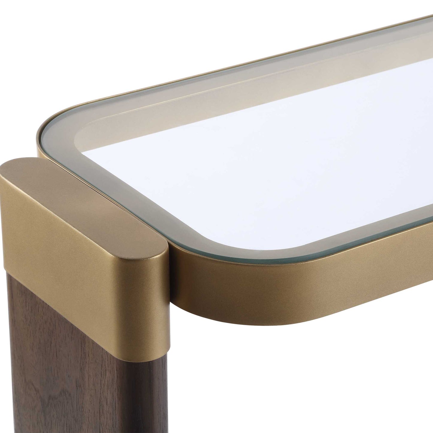 Uttermost Ryles Glass Console Table