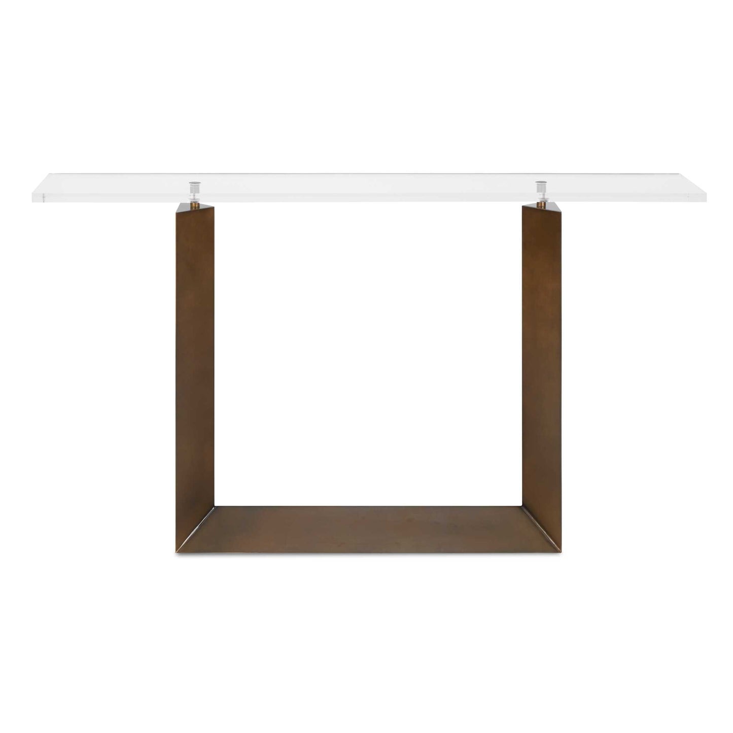 Uttermost McElroy Modern Bronze Console Table - Bronze