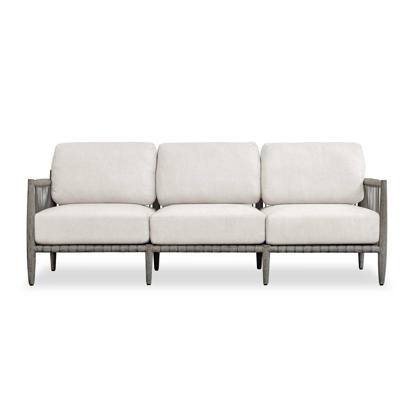 Uttermost Borneo Oyster White Outdoor Sofa - Brown,Gray