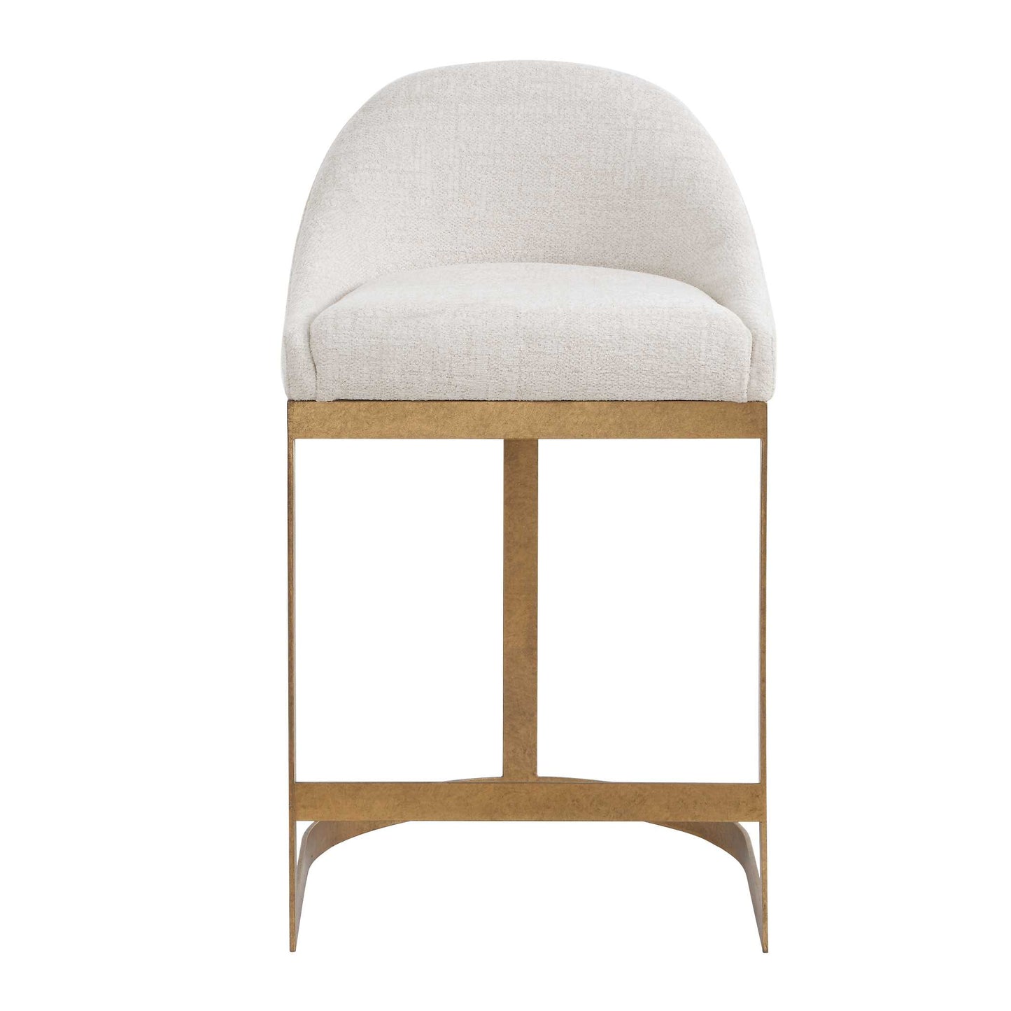 Uttermost Ira Ivory Counter Stool - Gold,White