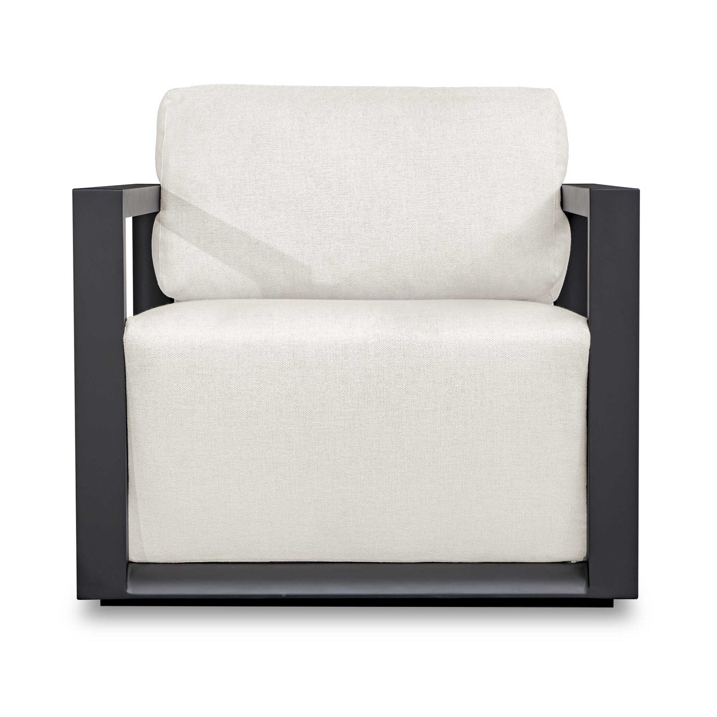 Uttermost Remsen Black/Oyster Outdoor Lounge Chair - Black