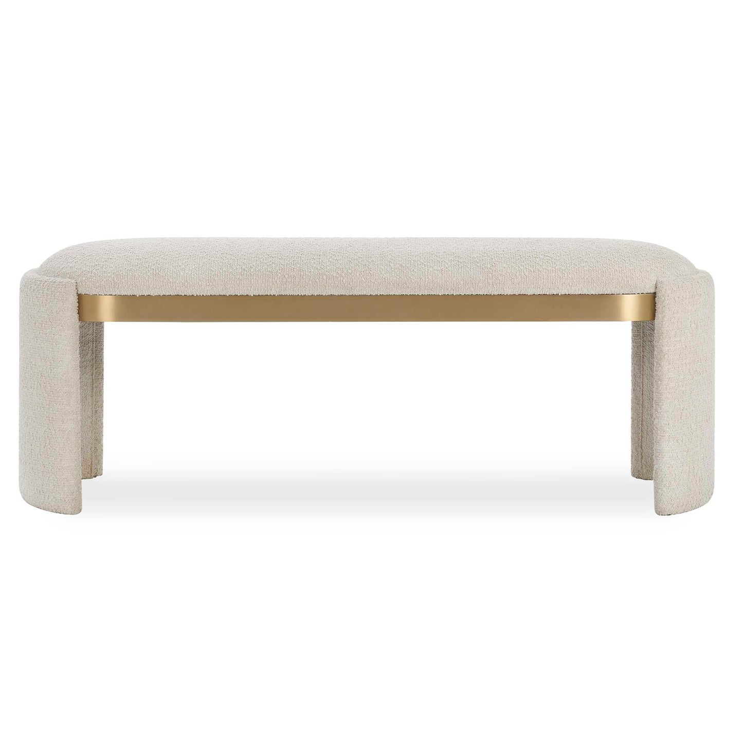 Uttermost Serena Bone White Bench - White