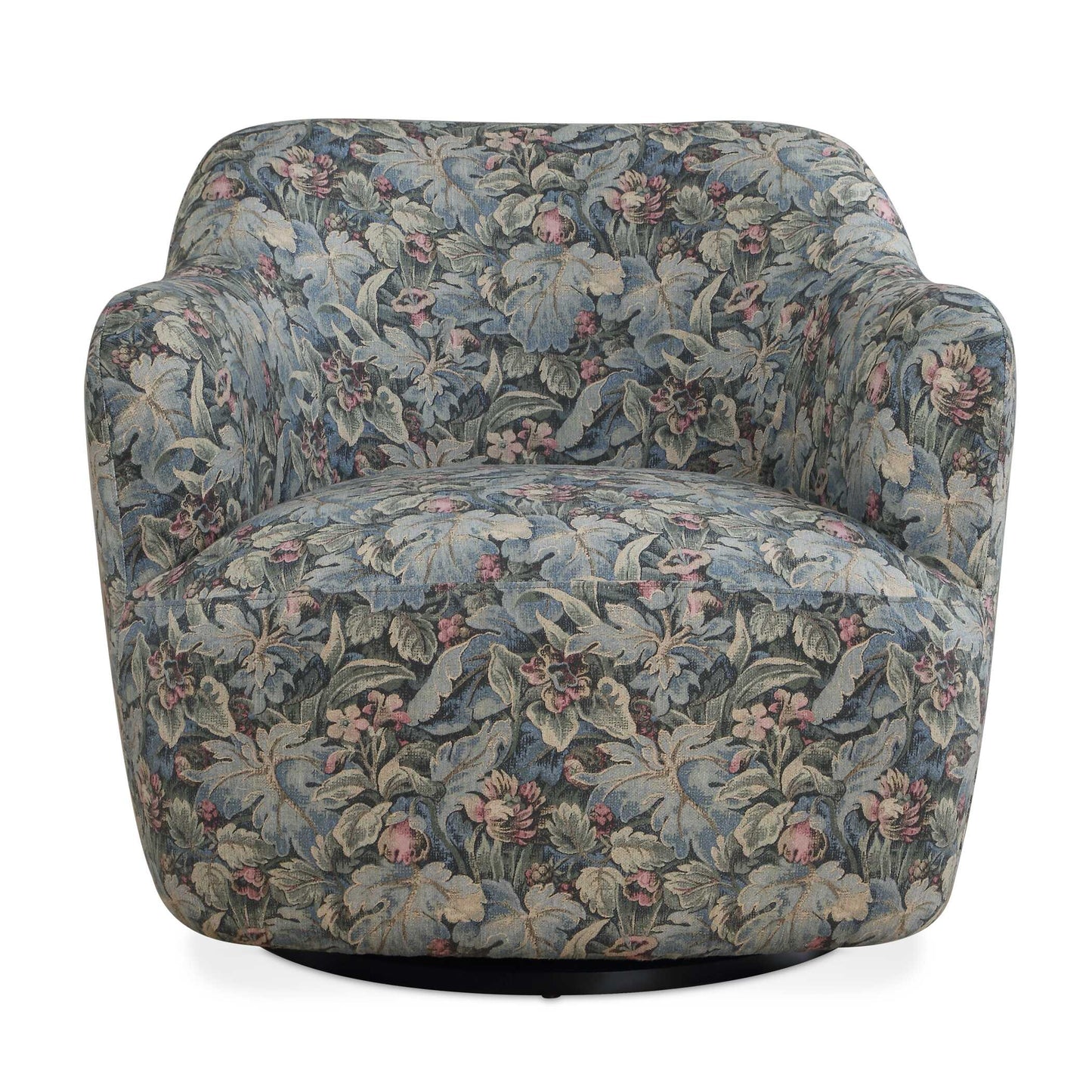 Uttermost Ansel Tapestry Swivel Chair - Green