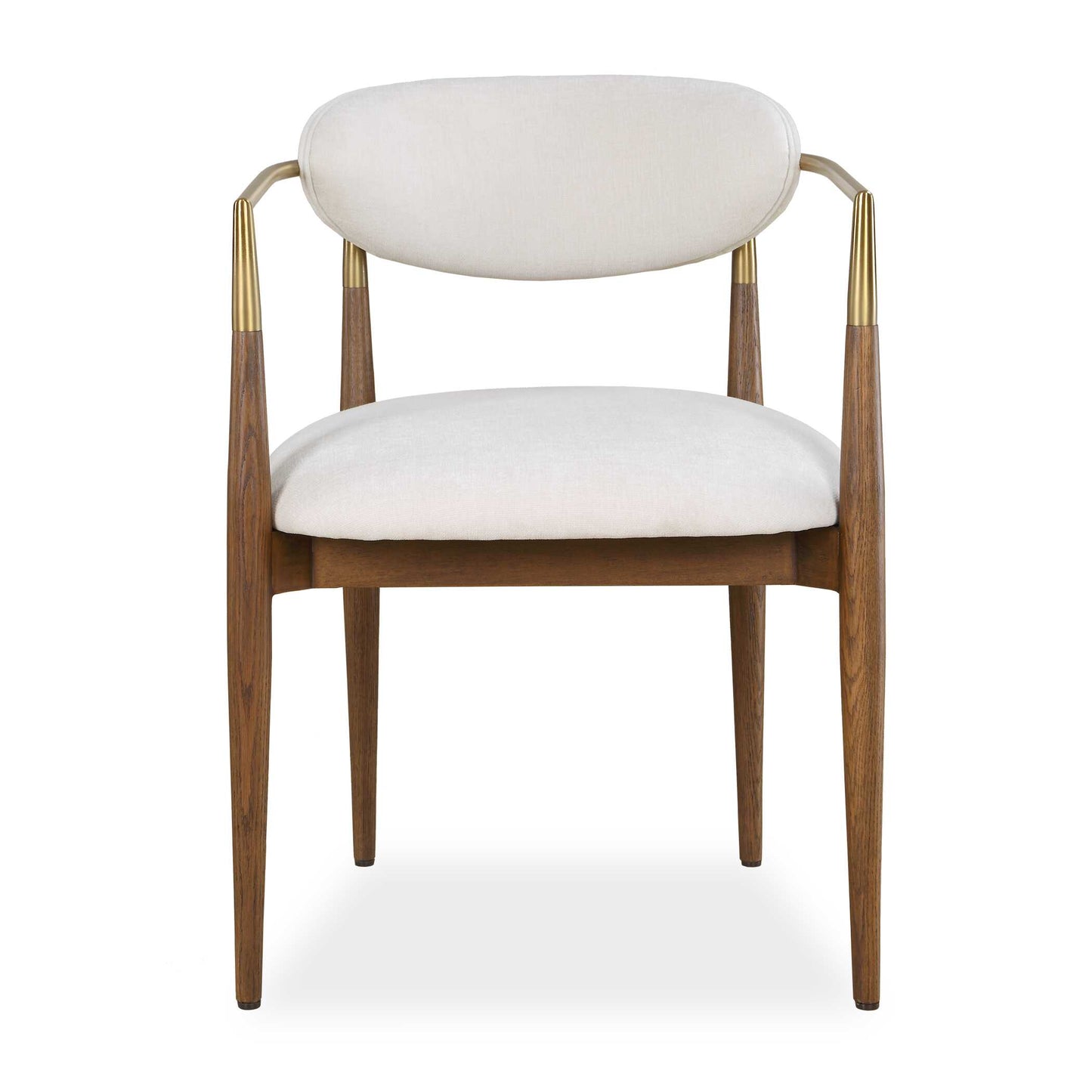Uttermost Moxie Walnut Dining Arm Chair - Brown