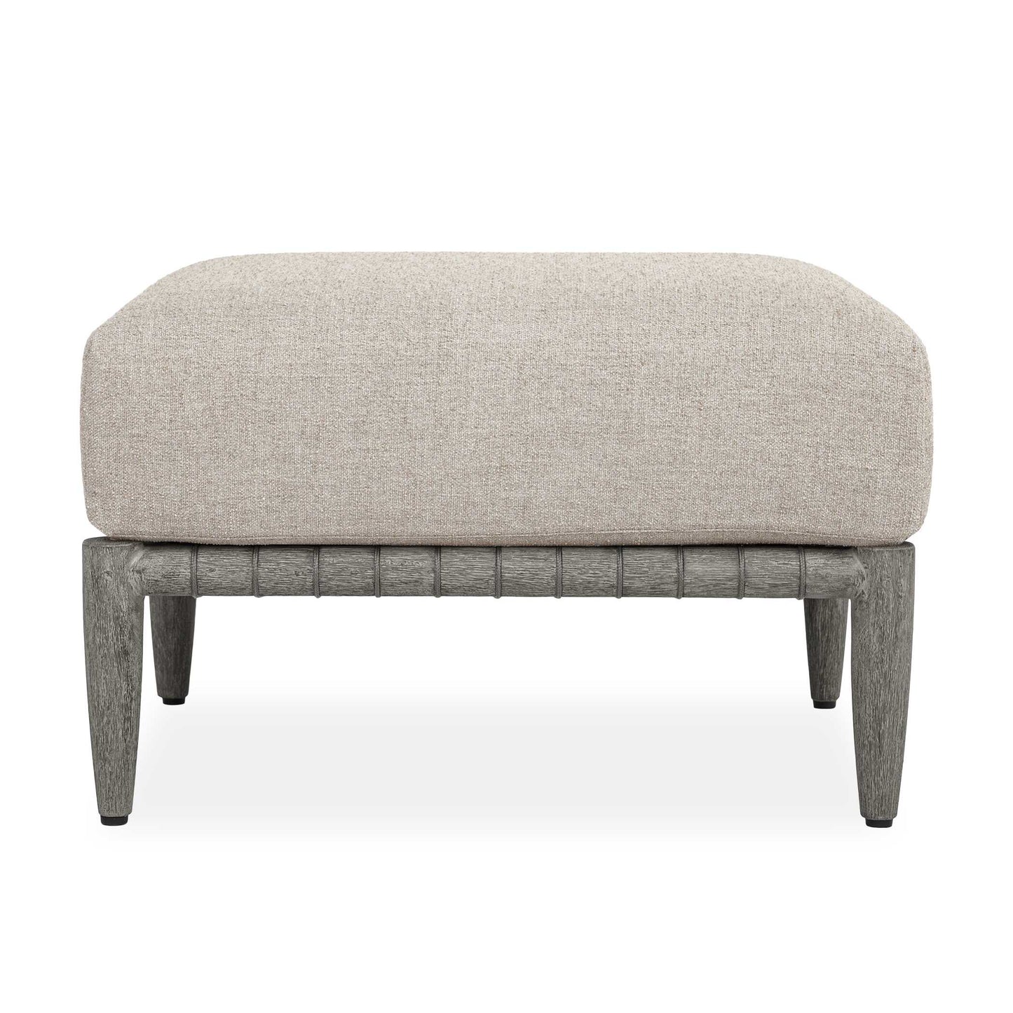 Uttermost Borneo Outdoor Dove Ottoman - Gray
