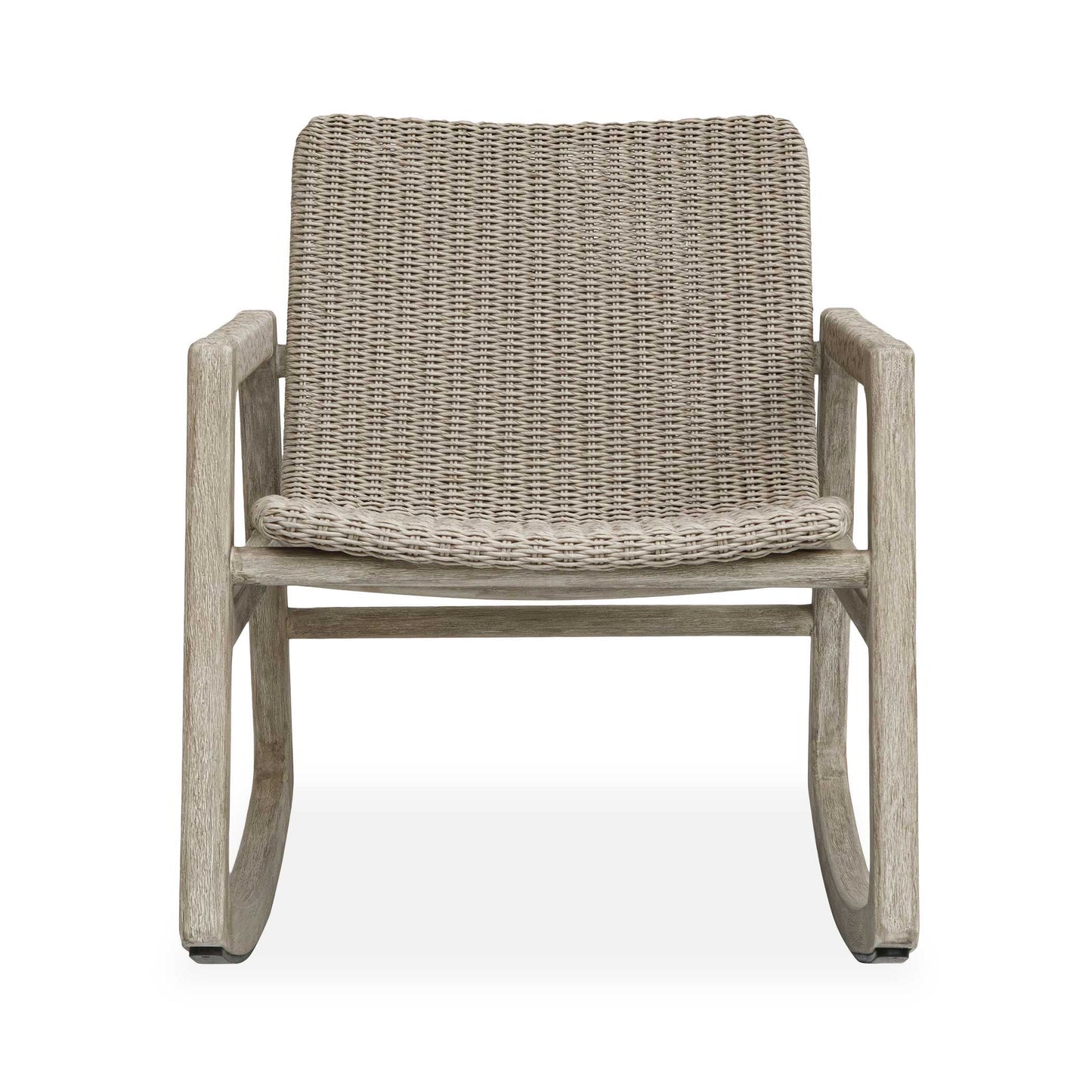 Uttermost Sumba Outdoor Wicker Rocking Chair - Gray