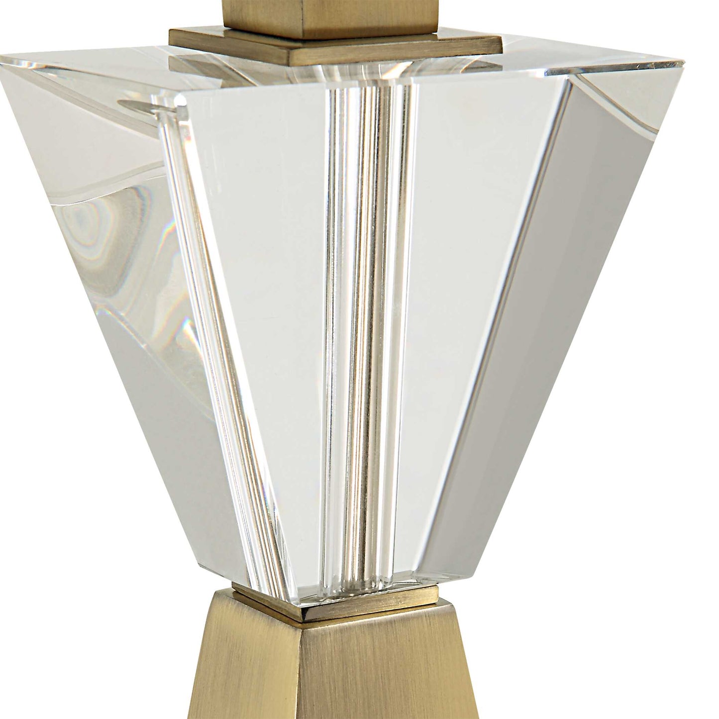 Uttermost Arete Modern Brass Table Lamp