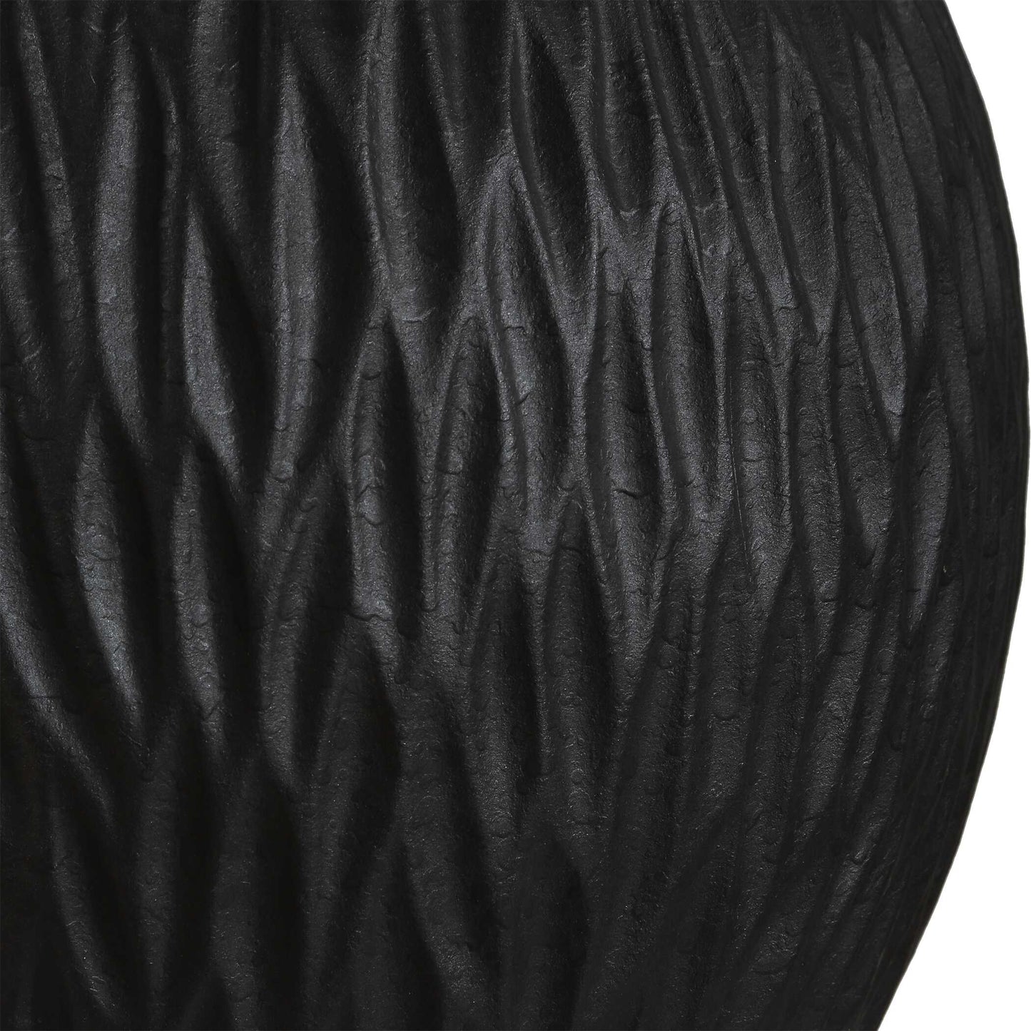 Uttermost Levee Satin Black Table Lamp