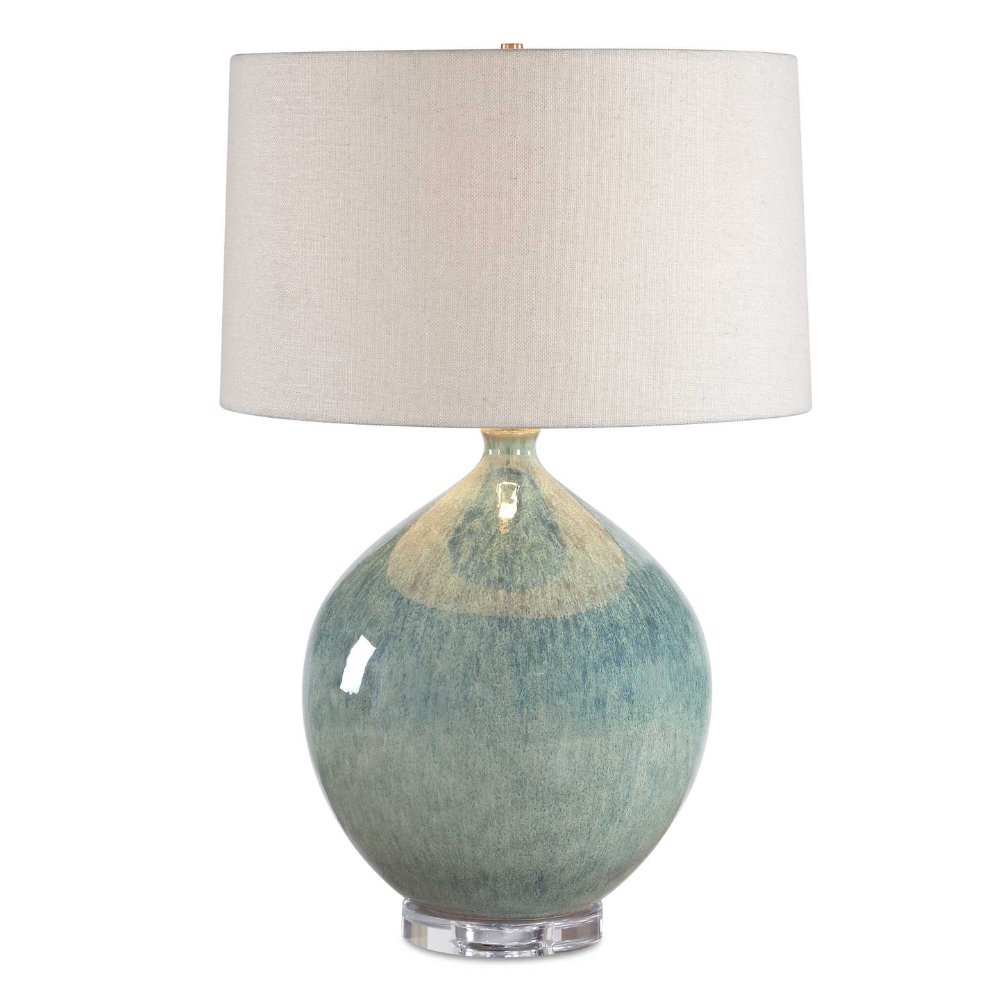 Uttermost Callista Teal Blue Table Lamp - Blue,Green