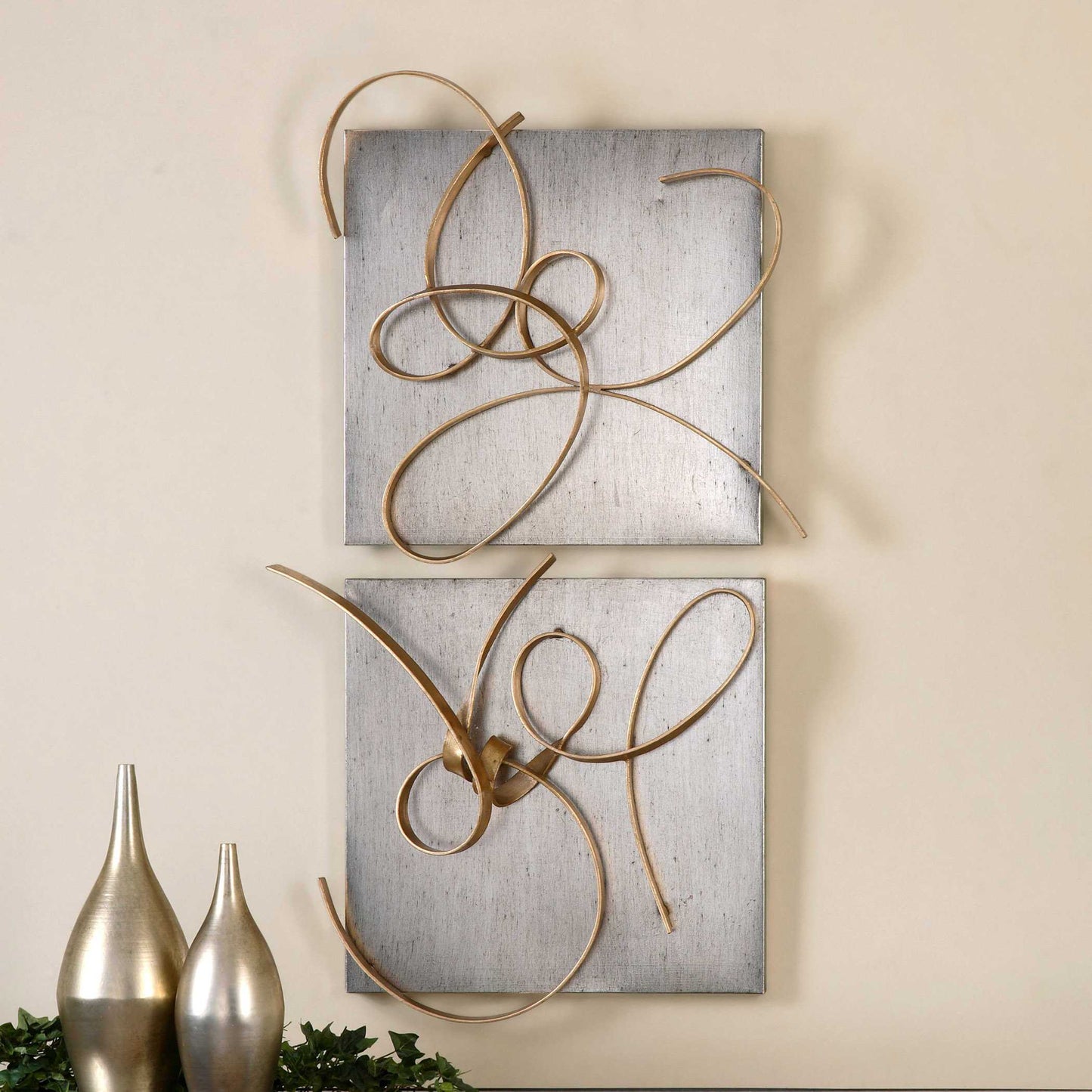 Uttermost Harmony Metal Wall Art Set/2