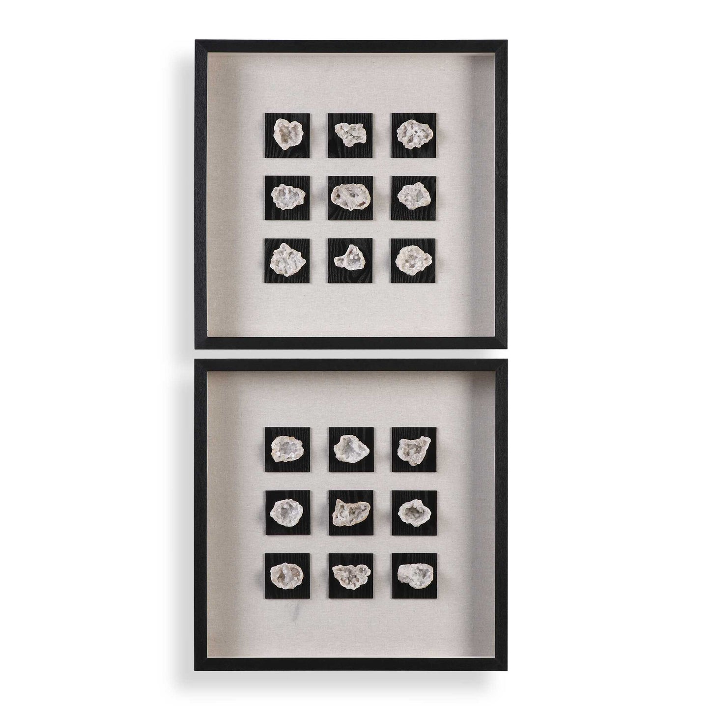 Uttermost Geode Linen Shadow Box