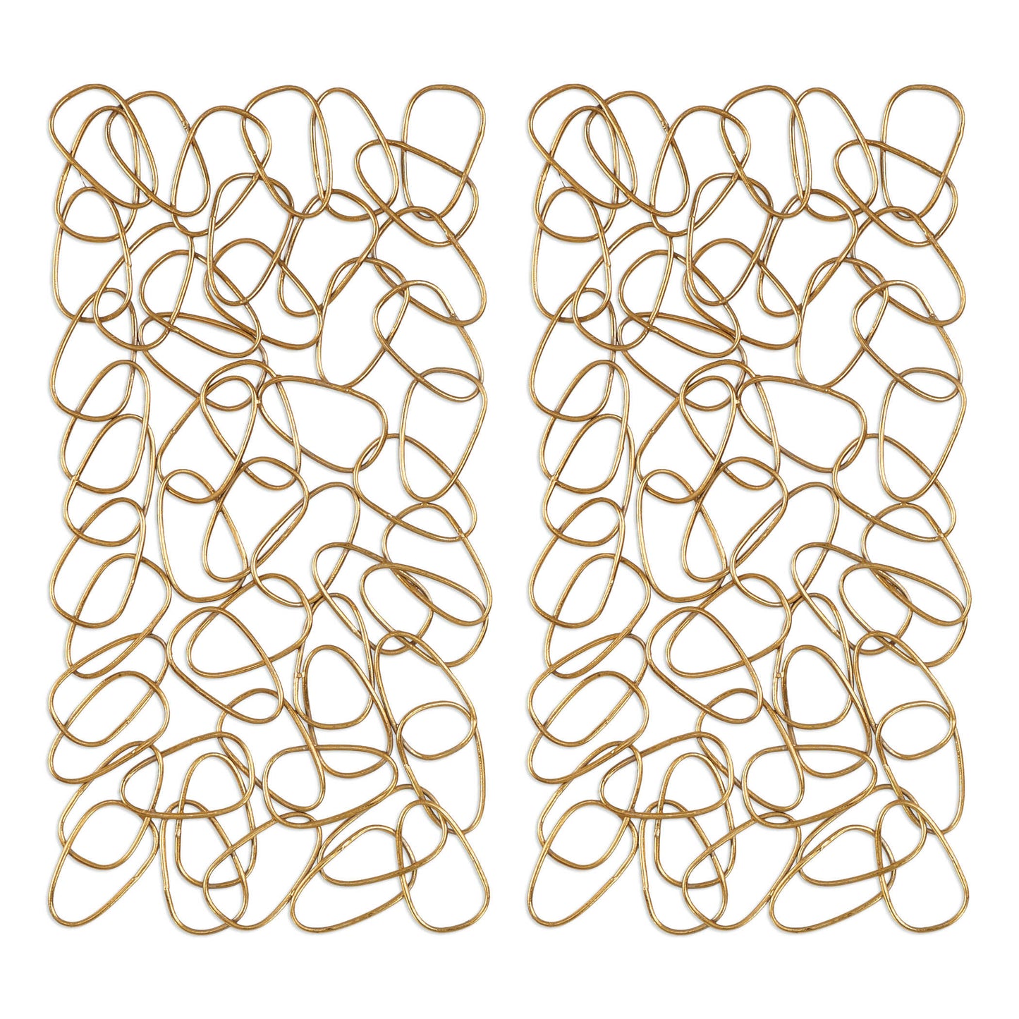 Uttermost In The Loop Gold Wall Art Set/2