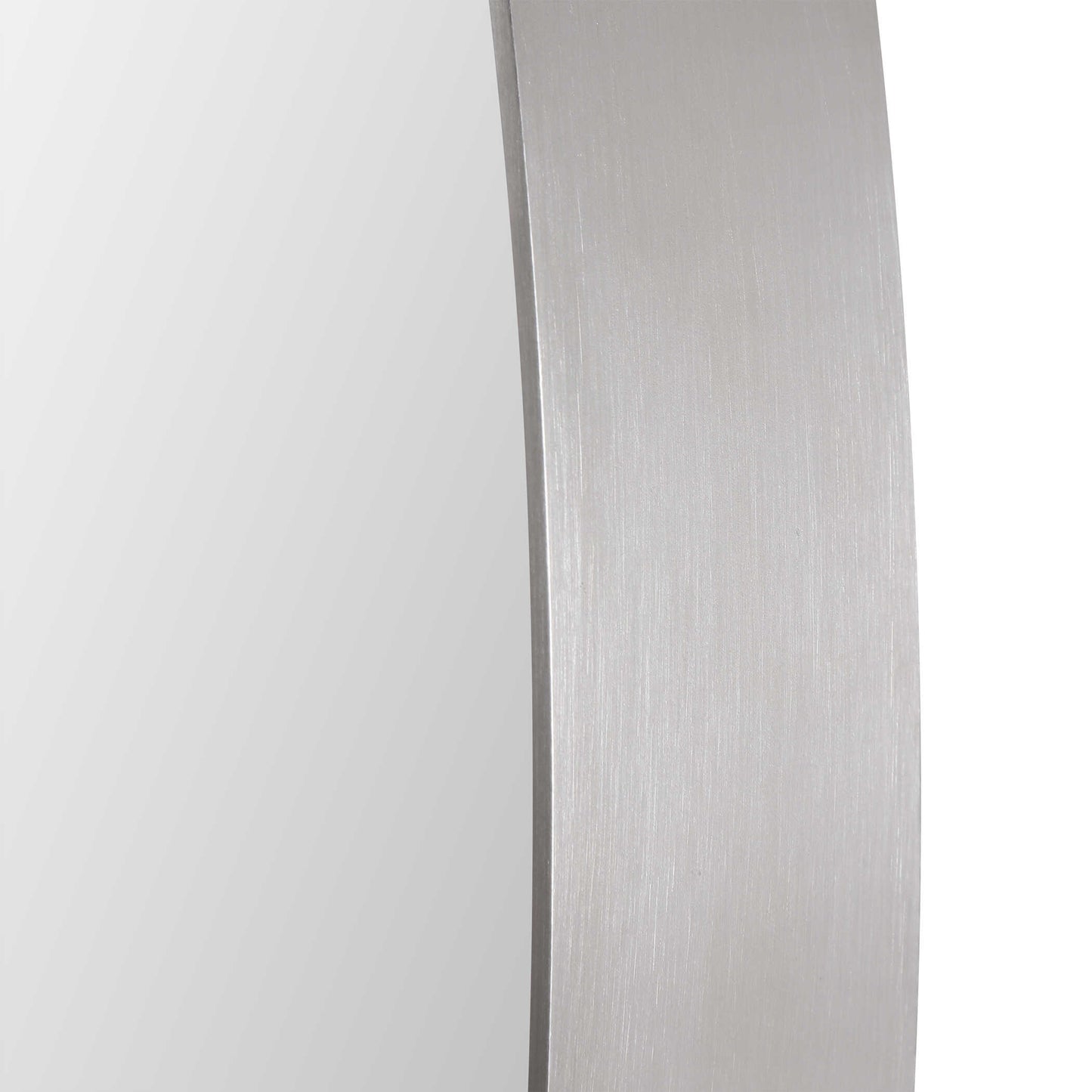 Uttermost Pursley Brushed Nickel Oval Mirror