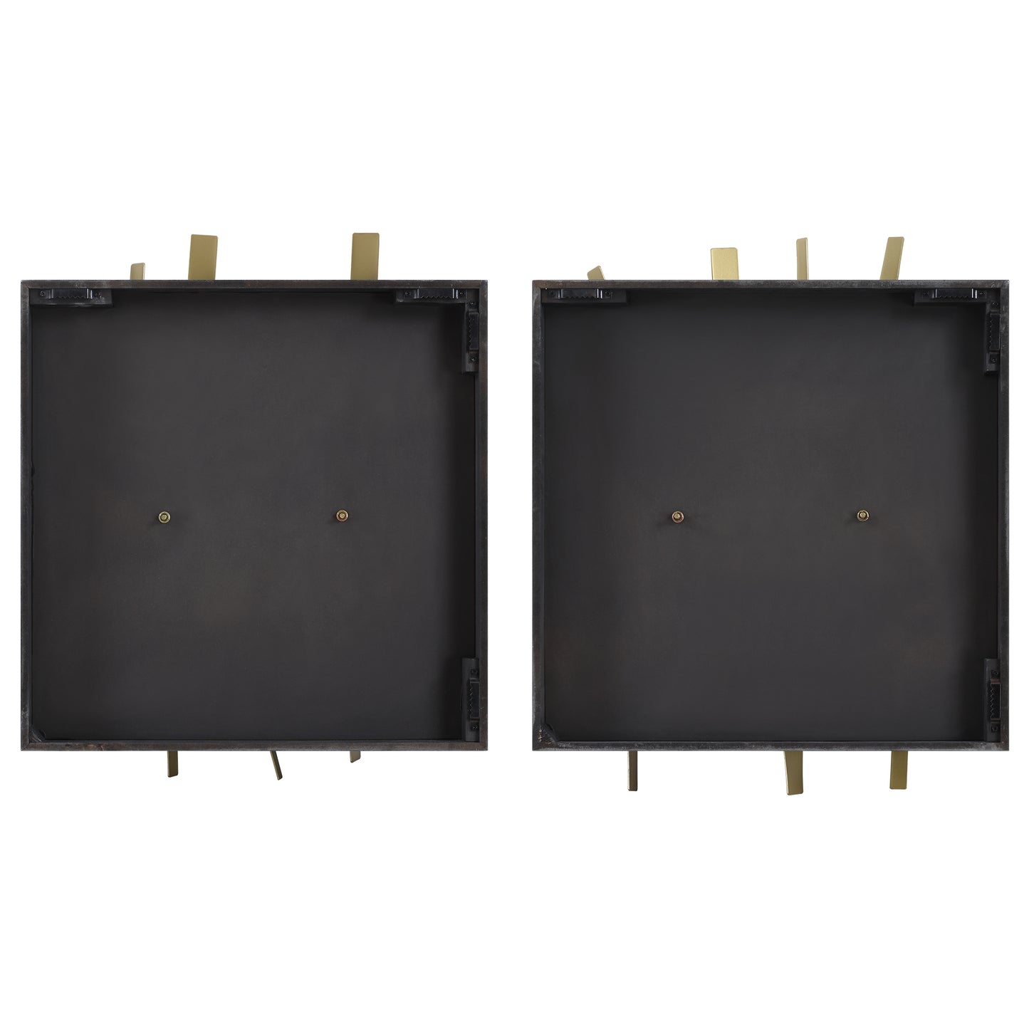 Uttermost Crosshatch Metal Wall Decor Set/2