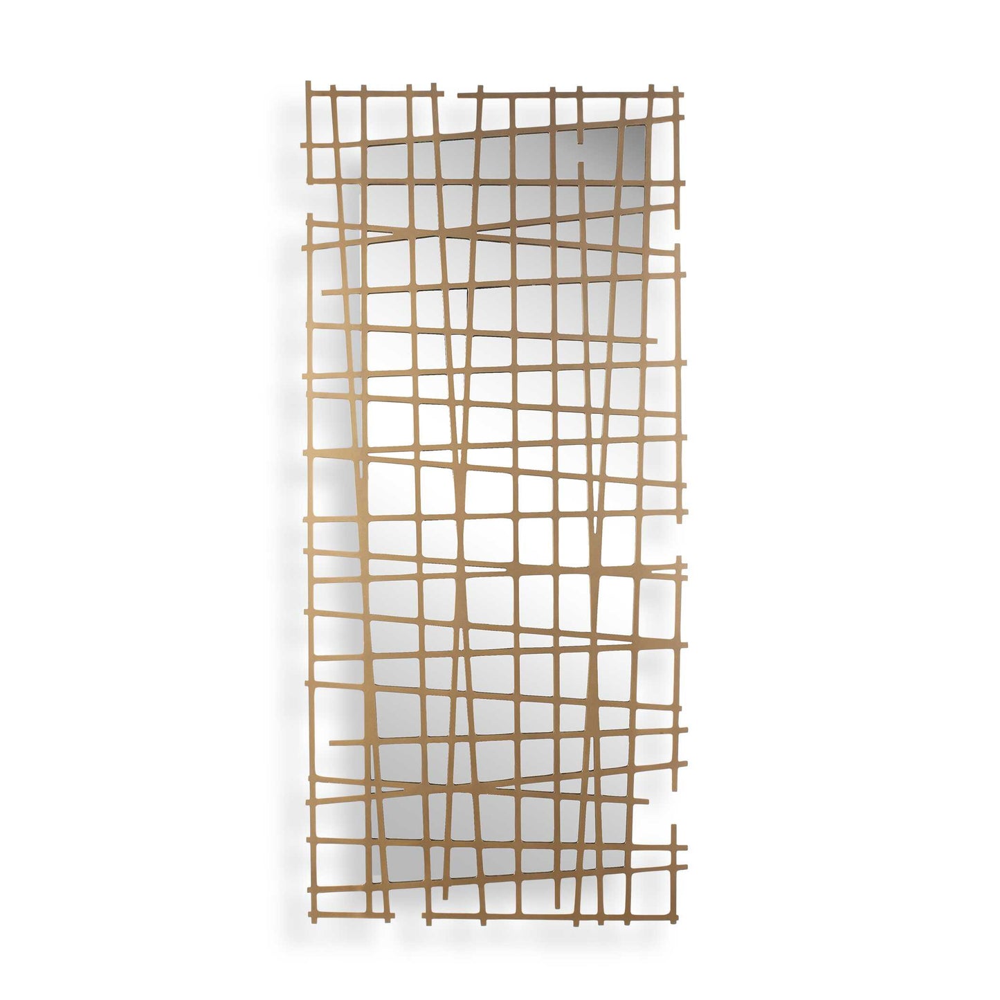 Uttermost Golden Intersection Mirrored Wall Decor - Brass