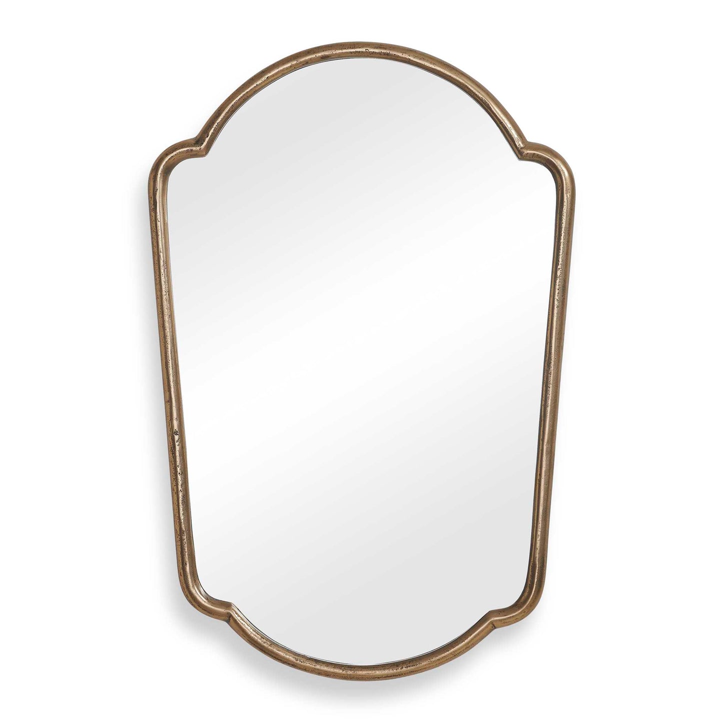 Uttermost Naomi Antique Brass Mirror - Brass,Gold