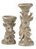 Deer Head & Bow Candleholder Set
