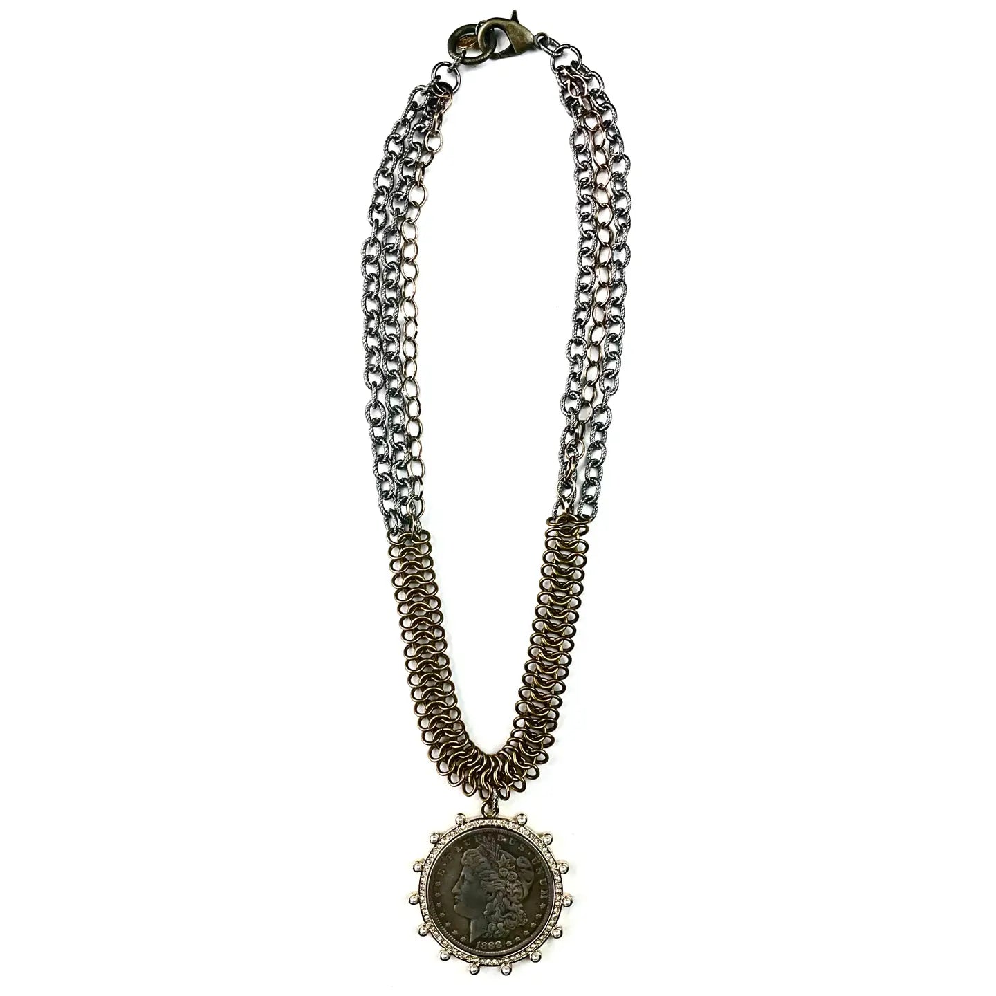 Coin Medallion Necklace