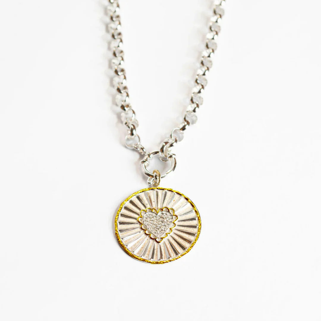 San Miguel Statement Necklace- Silver