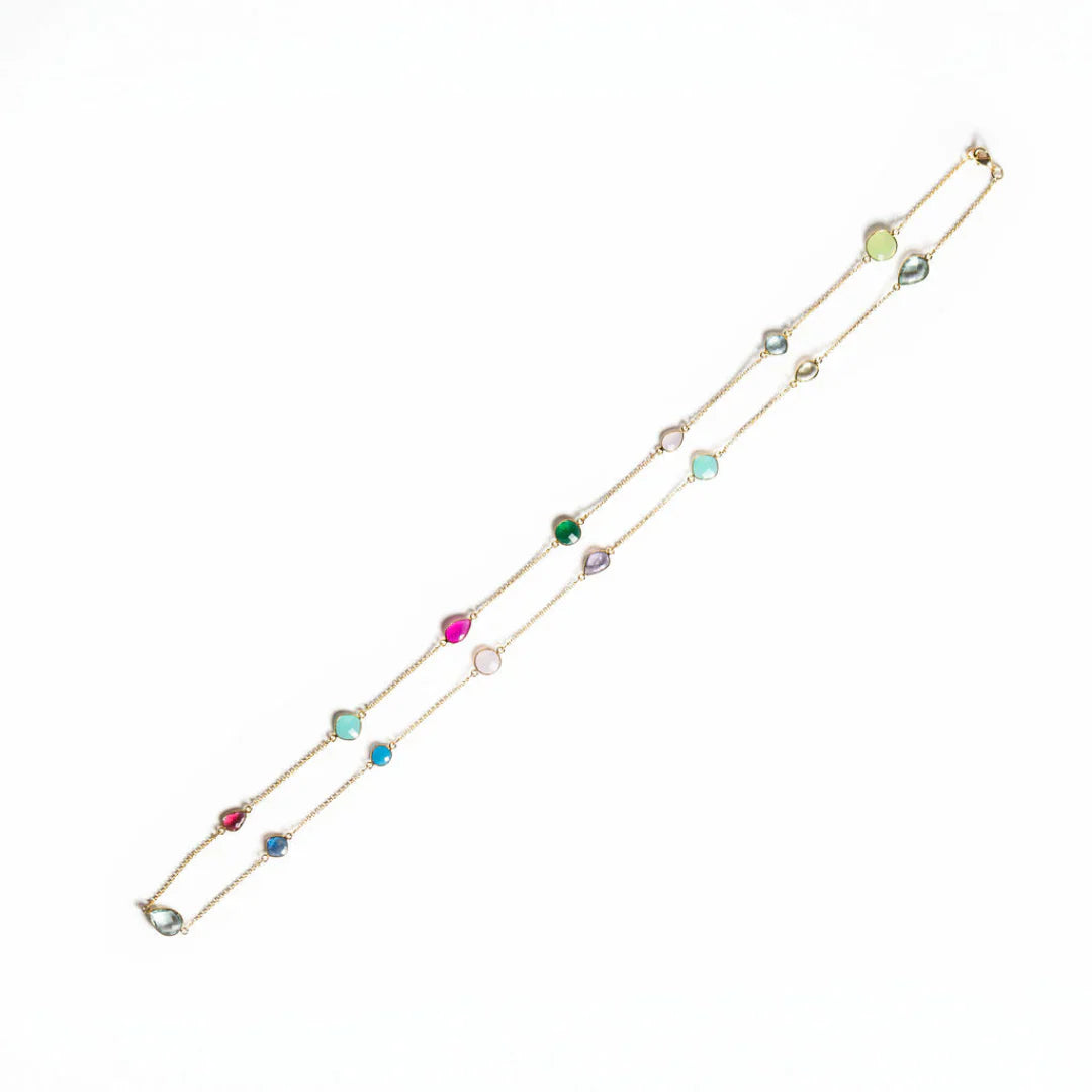 Scattered Stone Necklace