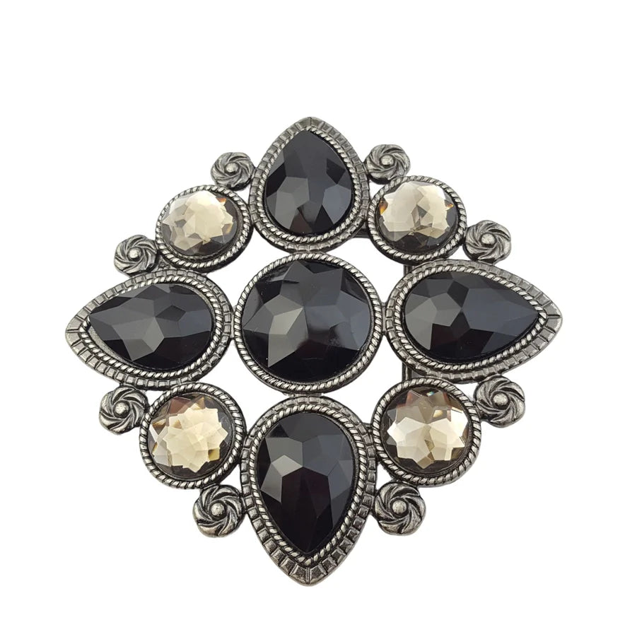 Vintage Crystal Women's Belt Buckle