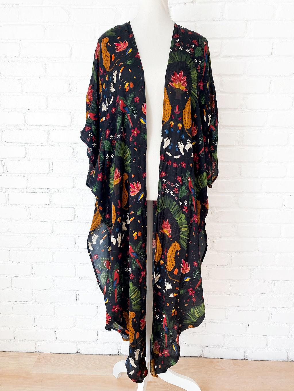 Wild & Free Long Kimono One Size