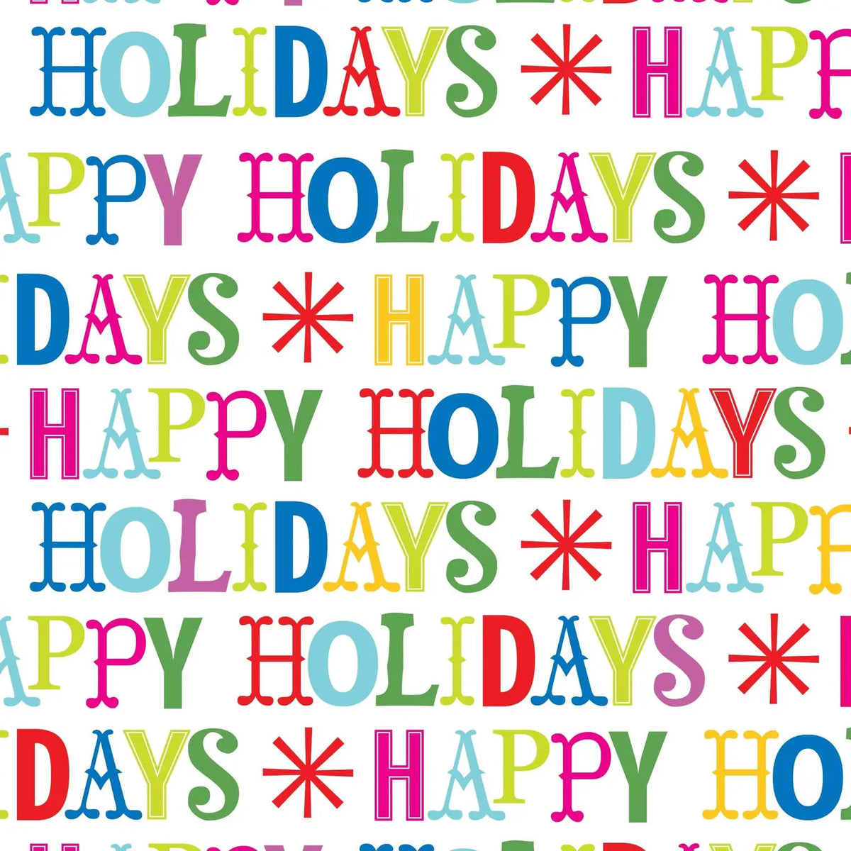 Happy Holidays Prosecco Bottle Wrap