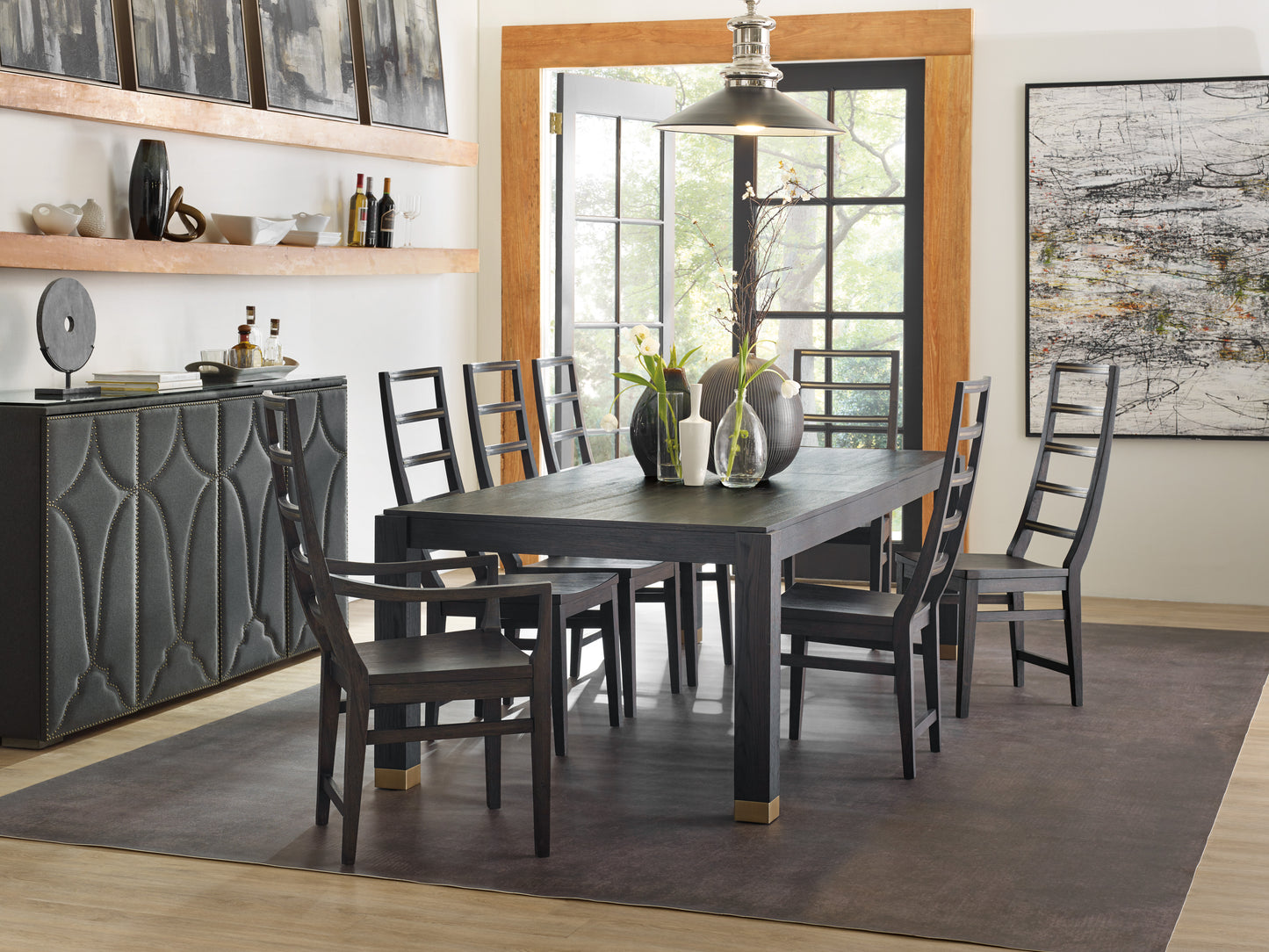 Curata Rectangle Dining Table with 2-20in Leaves