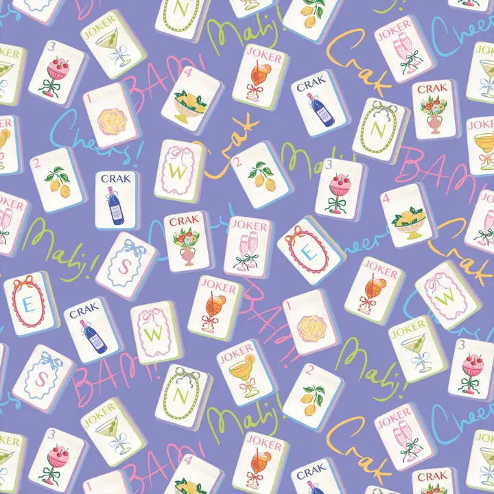 Purple Mahjon Bottle Wrap