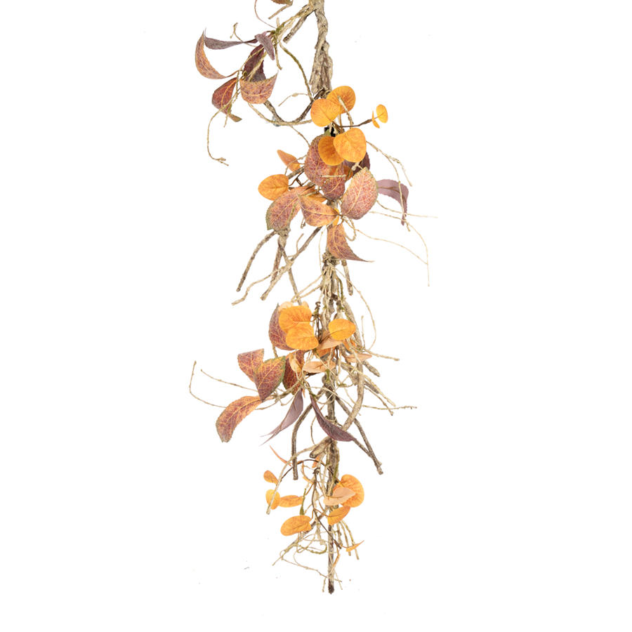 6' Mix Pumpkin Garland