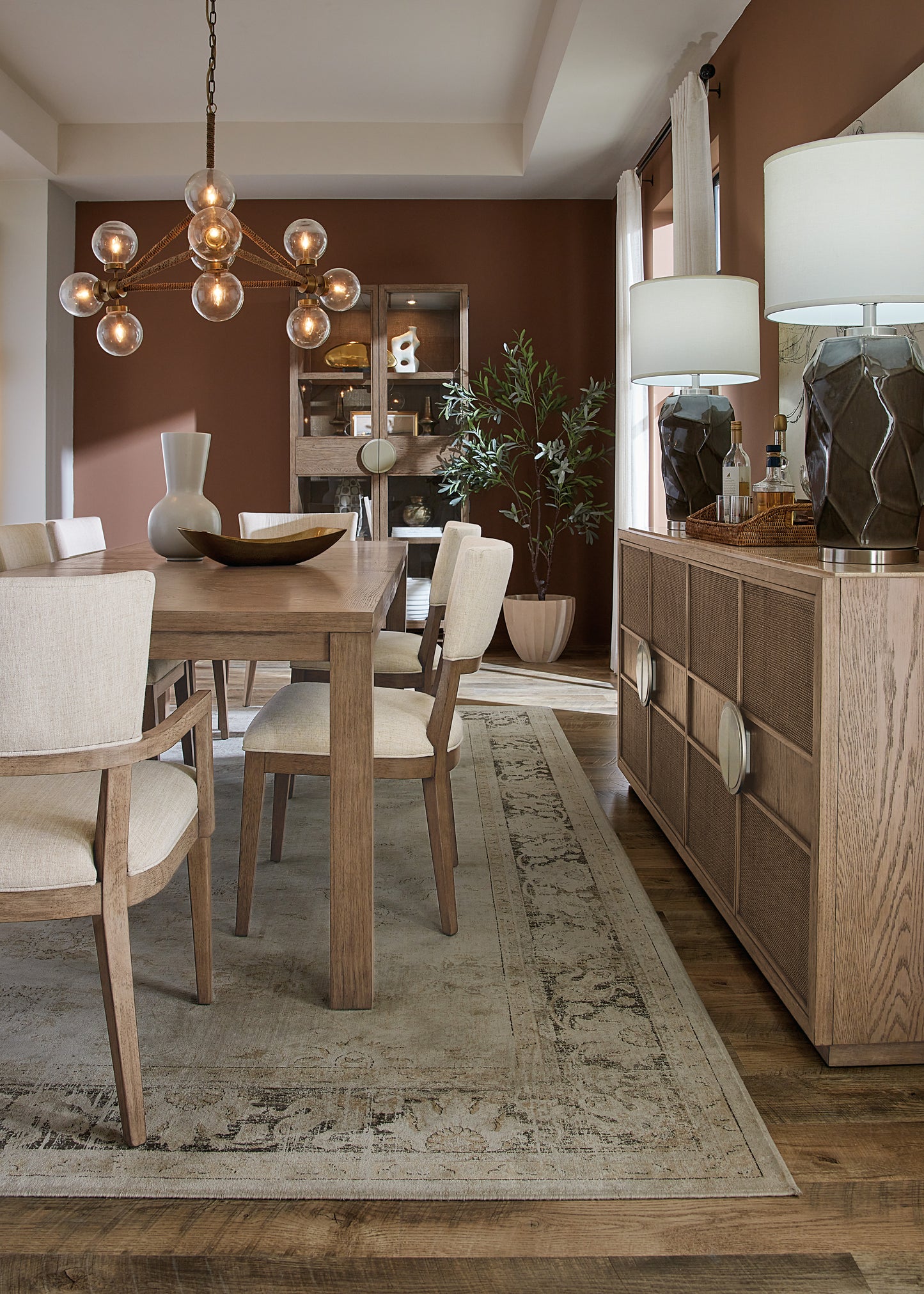 Sonnet Rectangle Dining Table with One 18-inch Leaf