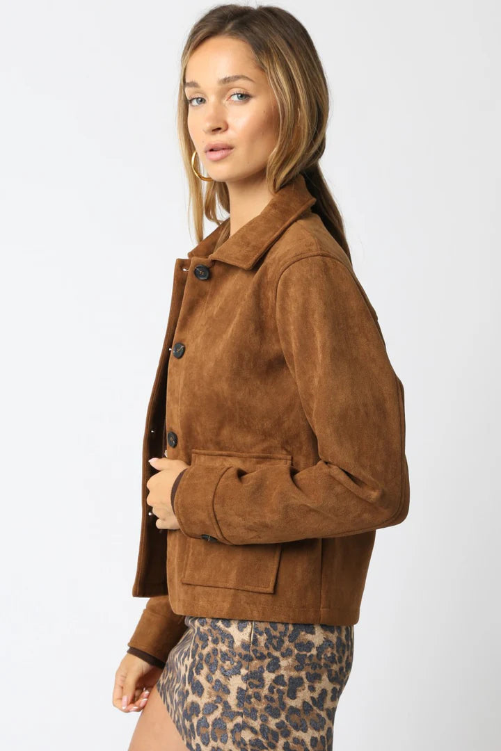 Olivaceous Salma Jacket Carmel Medium
