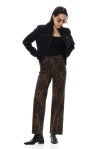 Bayeas High Rise Crop Jeans - Coffee