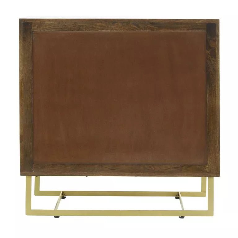Geometric 1 Shelf Cabinet With 2 Doors