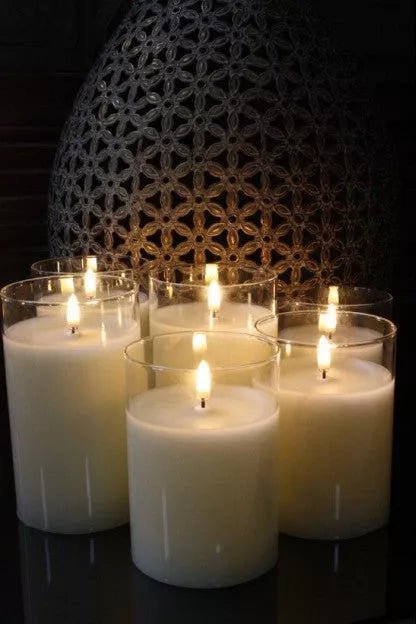 Ivory Flameless Candle
