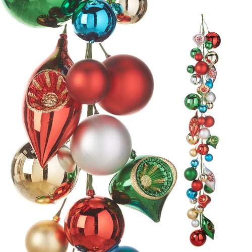 Vintage Ornament Garland